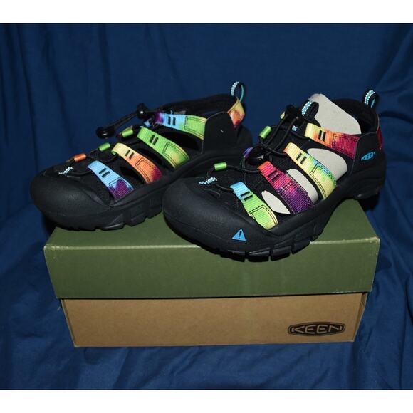 NEW KEEN Newport H2 Original Tie Dye Women's 6.5 NIB Sandals Outdoor Covered - Picture 2 of 5